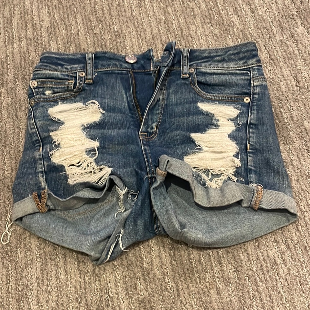 American eagle jean shorts